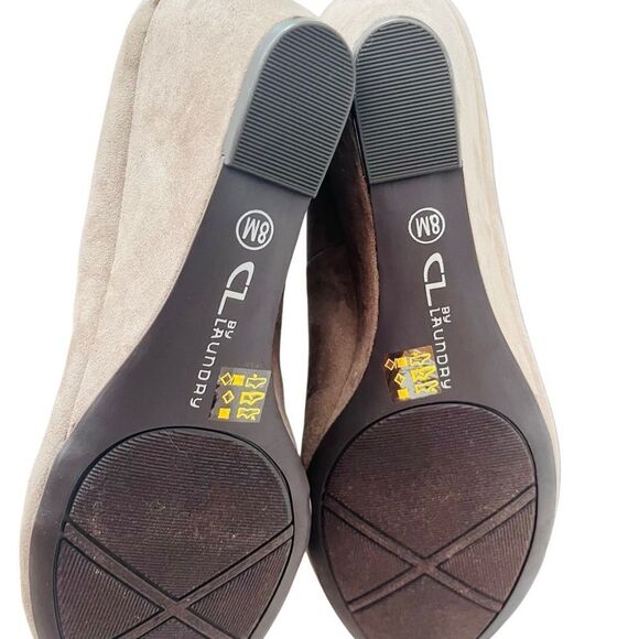 CL by Laundry Taupe Nima Wedge Pump size 8. - Picture 6 of 9